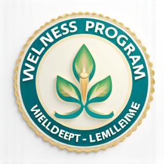 Wellness Program Excellence Seal, a gold and green badge indicating high standards.