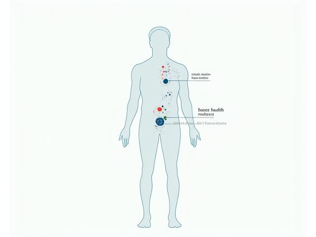 Scientific infographic showing metabolic pathways and hormonal shifts in the body after age 35, with specific points highlighting muscle and bone density.